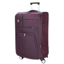 Soft Polyester Built-in Trolley Travel Luggage